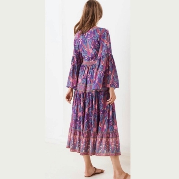 Spell Boho Floral Bianca Gown NWT - Picture 4 of 8